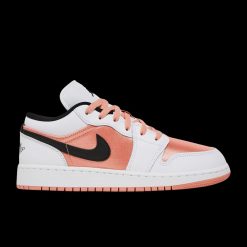 AIR JORDAN 1 LOW WHITE LIGHT MADDER ROOT GS