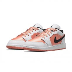 AIR JORDAN 1 LOW WHITE LIGHT MADDER ROOT GS