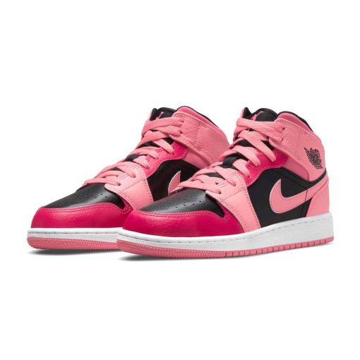 AIR JORDAN 1 MID CORAL CHALK GS