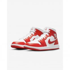 AIR JORDAN 1 MID HABANERO RED