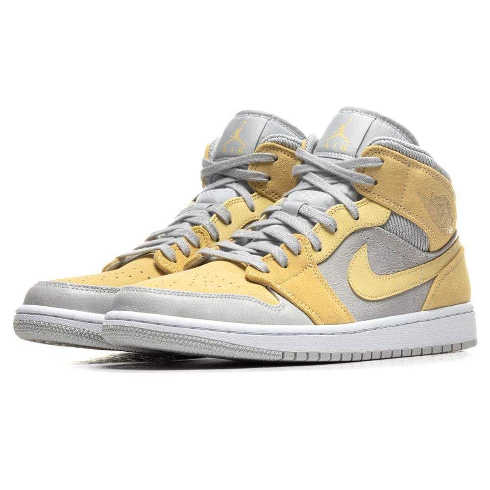 AIR JORDAN 1 MID MIXED TEXTURES YELLOW