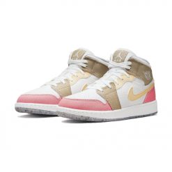 AIR JORDAN 1 MID PASTEL GRIND GS