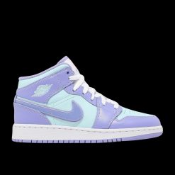 AIR JORDAN 1 MID PURPLE AQUA