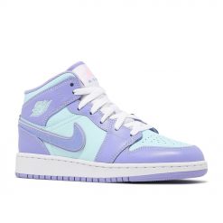 AIR JORDAN 1 MID PURPLE AQUA