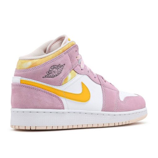 AIR JORDAN 1 MID SE ARCTIC PINK SUEDE GS