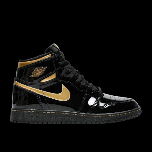 AIR JORDAN 1 RETRO HIGH BLACK METALLIC GOLD