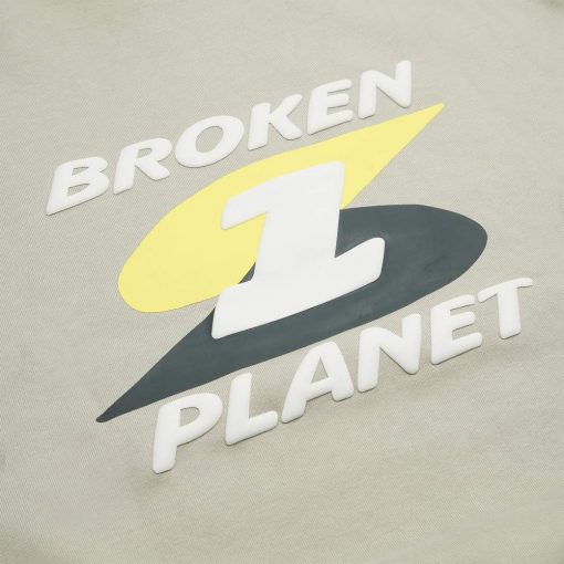 BROKEN PLANET BEYOND THE LIMITS STONE GREY HOODIE