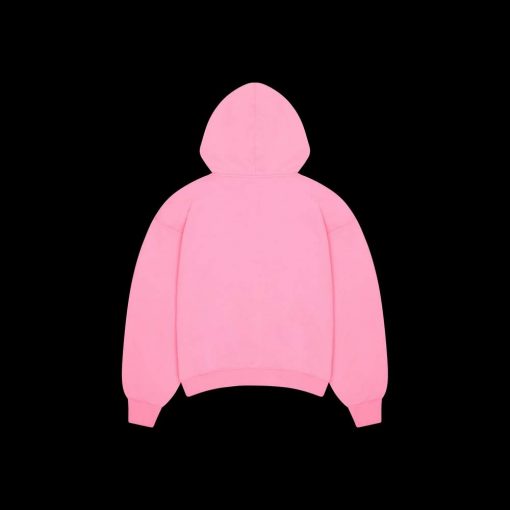 BROKEN PLANET CANDY PINK ZIP UP HOODIE