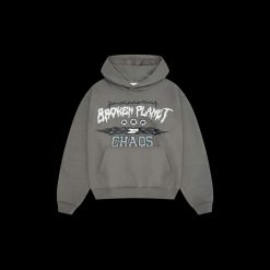 BROKEN PLANET CHAOS GREY HOODIE