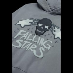 BROKEN PLANET FALLING STARS DARK GRAY HOODIE