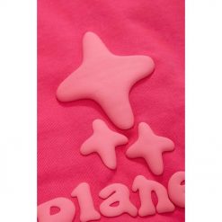 BROKEN PLANET FUCHSIA PINK MONOCHROME HOODIE