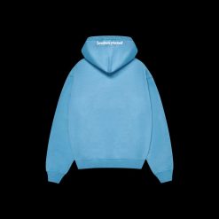 BROKEN PLANET LIGHT BLUE ZIP UP HOODIE