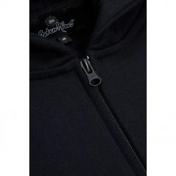 BROKEN PLANET MIDNIGHT BLACK SUN ZIP UP HOODIE