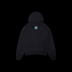 BROKEN PLANET SKY WALKING MIDNIGHT BLACK HOODIE