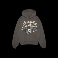 BROKEN PLANET SPACE TRAILS BELUGA GRAY HOODIE