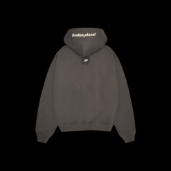 BROKEN PLANET SPACE TRAILS BELUGA GRAY HOODIE