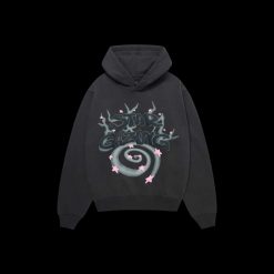 BROKEN PLANET STARGAZING SOOT BLACK HOODIE