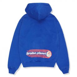 BROKEN PLANET THE FUTURE IS HERE BLUE HOODIE