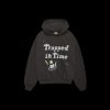 BROKEN PLANET TRAPPED IN TIME SOOT BLACK HOODIE