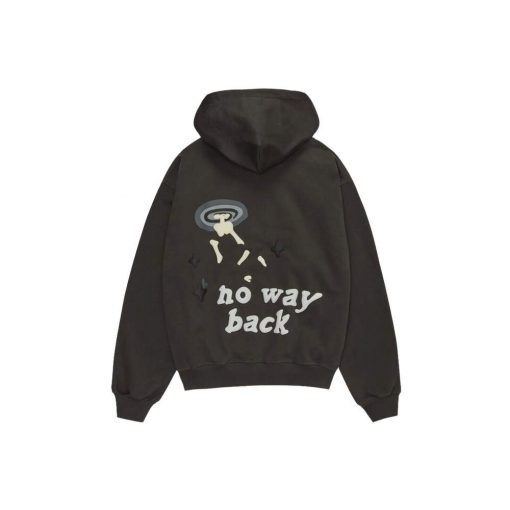 BROKEN PLANET TRAPPED IN TIME SOOT BLACK HOODIE