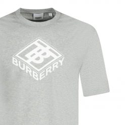 Burberry Graphic Logo Print TShirt Grey