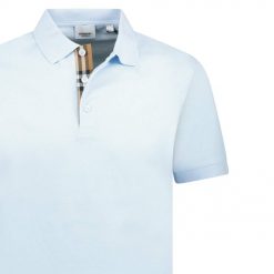 Burberry Hartford Check Polo Light Blue