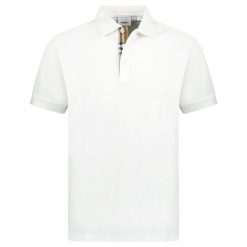 Burberry Hartford Check Polo White