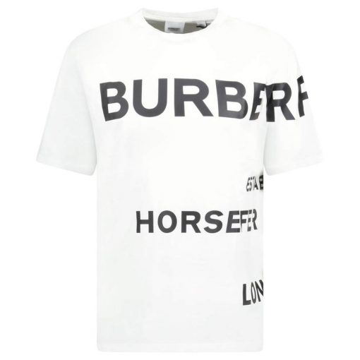 Burberry Horseferry Cotton TShirt White