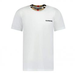 Burberry Jayson Check TShirt White