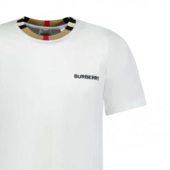 Burberry Jayson Check TShirt White