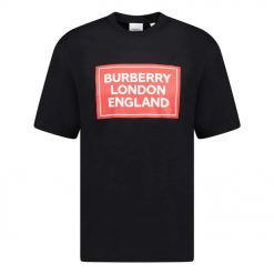 Burberry London England Logo TShirt Black