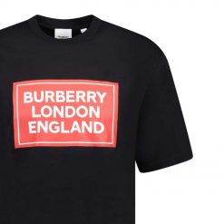 Burberry London England Logo TShirt Black