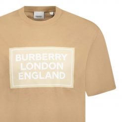 Burberry London England Logo TShirt Tan