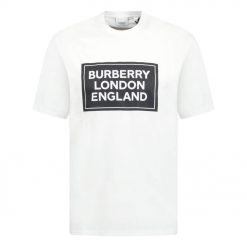 Burberry London England Logo TShirt White