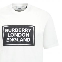 Burberry London England Logo TShirt White