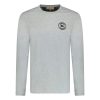 Burberry Long Sleeve Logo Print TShirt Grey