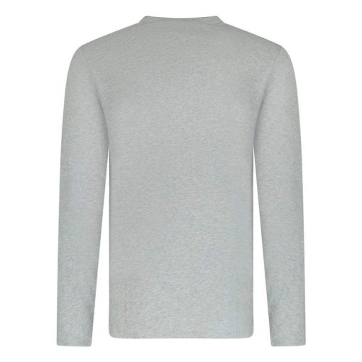 Burberry Long Sleeve Logo Print TShirt Grey