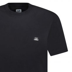 CP Company Logo Print TShirt Black