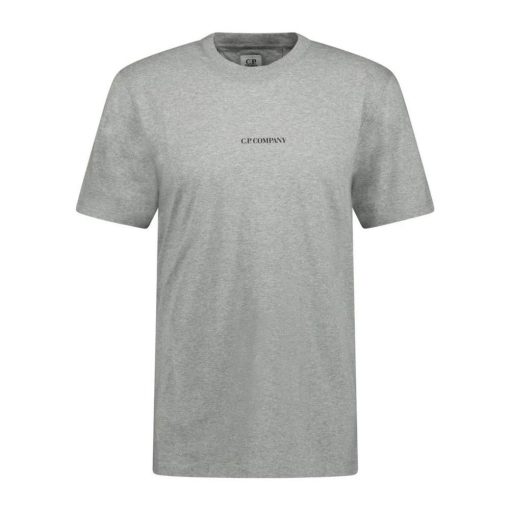 CP Company Logo Print TShirt Grey