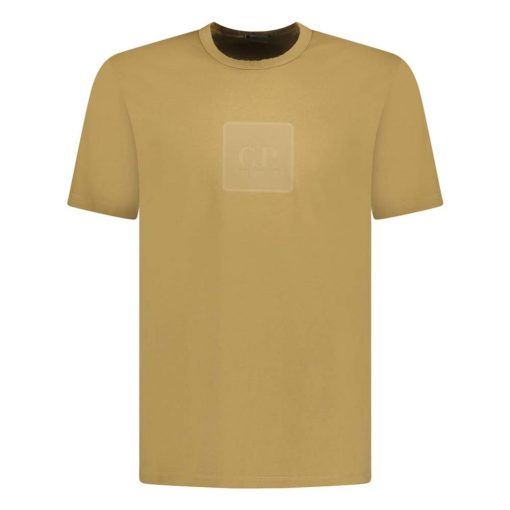 CP Company Rubber Logo TShirt Tan