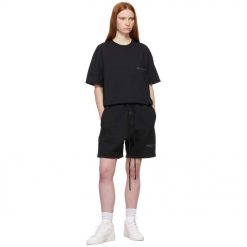 FEAR OF GOD ESSENTIALS BLACK CORE COLLECTION SHORT SET