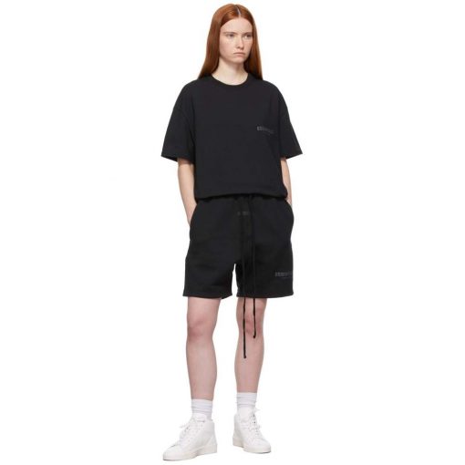 FEAR OF GOD ESSENTIALS BLACK CORE COLLECTION SHORT SET