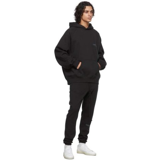 FEAR OF GOD ESSENTIALS BLACK CORE COLLECTION TRACKSUIT