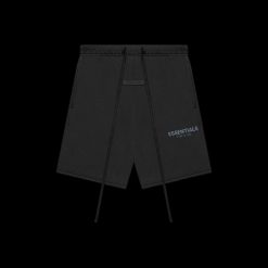 FEAR OF GOD ESSENTIALS BLACK SHORTS SS21