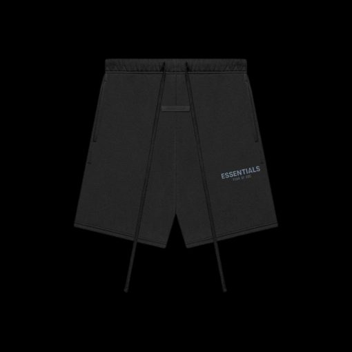 FEAR OF GOD ESSENTIALS BLACK SHORTS SS21