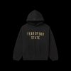 FEAR OF GOD ESSENTIALS BLACK STATE HOODIE