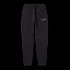 FEAR OF GOD ESSENTIALS BLACK STATE SWEATPANTS