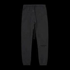 FEAR OF GOD ESSENTIALS BLACK STRETCH LIMO SWEATPANTS SS22