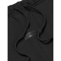 FEAR OF GOD ESSENTIALS BLACK STRETCH LIMO SWEATPANTS SS22