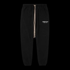 FEAR OF GOD ESSENTIALS BLACK SWEATPANTS FW24